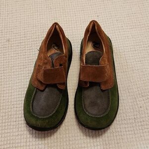 NWOT Naturino colorblock suede toddler boys loafers